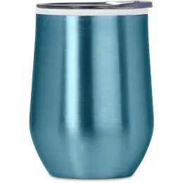 Serendipio Vogue Madison Stainless Steel & Plastic Double-Wall Tumbler Light Turquoise